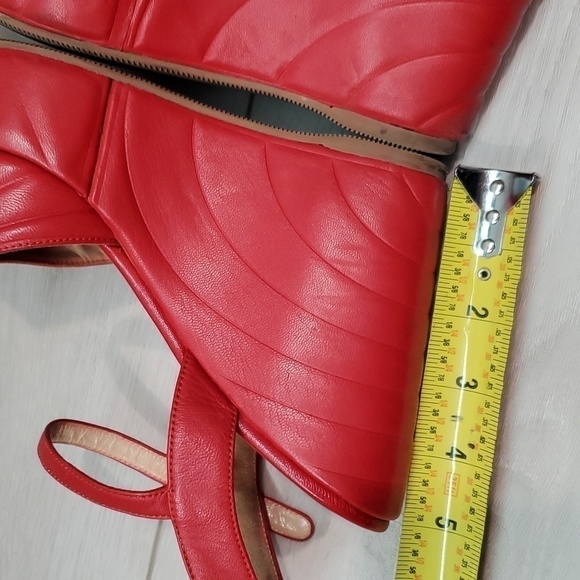 Fendi Womens Leather Wedge Sandals shoes sz 39/8 - Picture 11 of 14